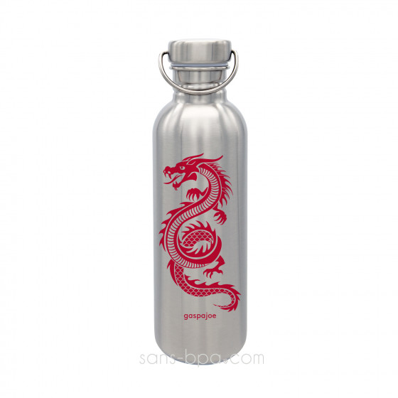 Gourde inox 1 litre SPORTY - DRAGON