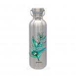 Gourde inox 1 litre SPORTY - PLUME VERTE