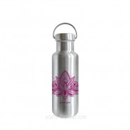 Gourde inox 500ml isotherme GROOVY - LOTUS VIOLET