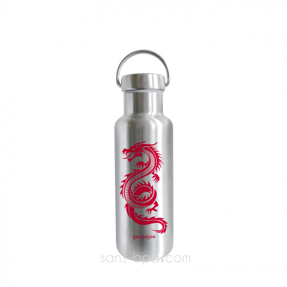 Gourde inox 500ml isotherme GROOVY - DRAGON
