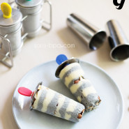 Ensemble 4 moules à glaces inox FREEZY