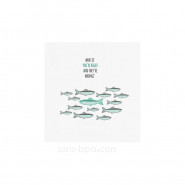 Gourde verre 600 ml JELLY FISH