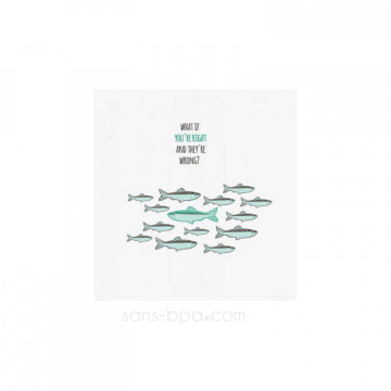 Gourde verre 600 ml JELLY FISH 2