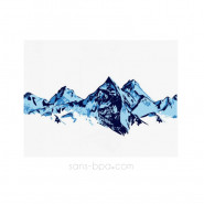 Gourde verre 600 ml ALPEN BLICK