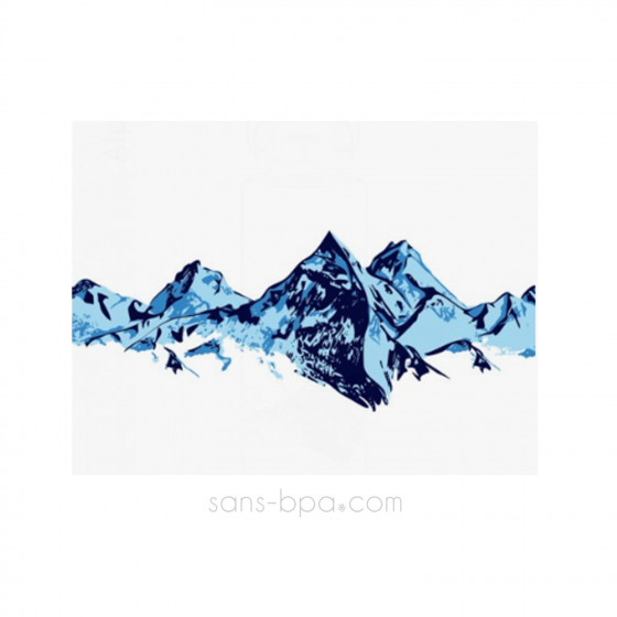 Gourde verre 600 ml ALPEN BLICK