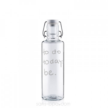 Gourde verre 600 ml PLANTS MAKE PEAOPLE HAPPY