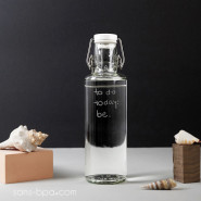 Gourde verre 600 ml PLANTS MAKE PEAOPLE HAPPY