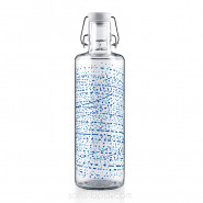 Gourde verre 1000 ml FLOWER OF LIFE