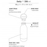Mini gourde DAILY 330ml - BAMBOU