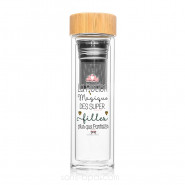 Bouteille à infusion verre isolé 400 ml - POTION MAGIQUE