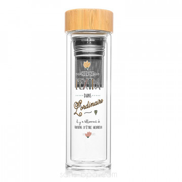 Bouteille à infusion verre isolé 400 ml - POTION MAGIQUE