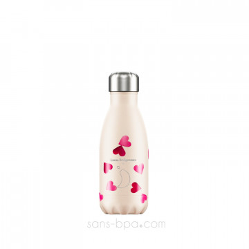 Bouteille isotherme inox TROPICAL FLAMINGO 260 ml
