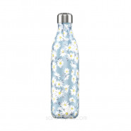 Bouteille isotherme inox 750ml - DAISY BLUE