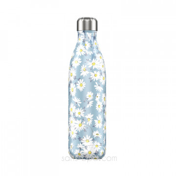 Bouteille isotherme inox 750ml - DAISY BLUE