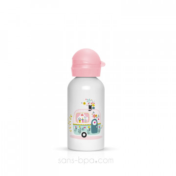 Gourde inox 400ml Zabeil - LEOPARD