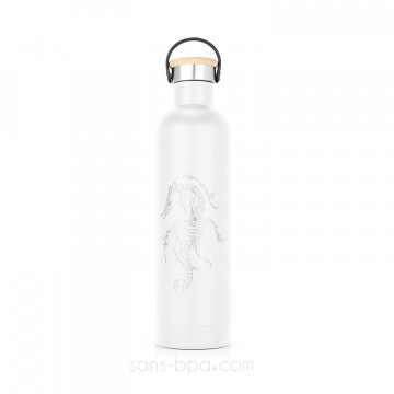 Bouteille isotherme inox 500ml Label'Tour - HIBOU