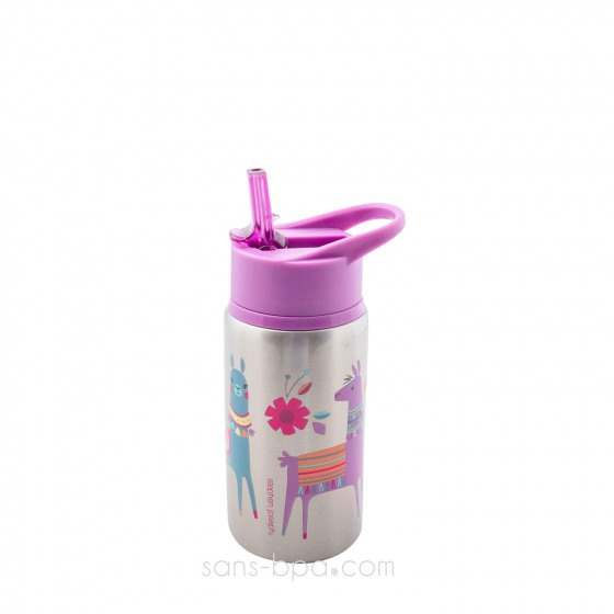 Gourde paille inox 533ml - Lama