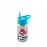 Gourde paille inox 525ml - Savane