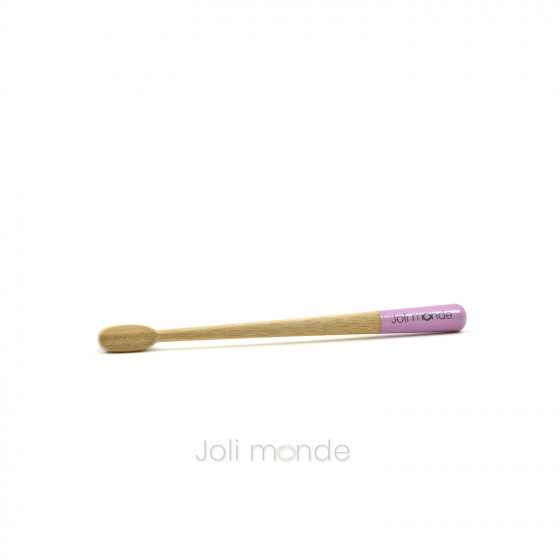 Brosse à dents bambou - RONDOCOLOR - Rose sauvage