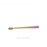 Brosse à dents bambou - RONDOCOLOR - Rose sauvage
