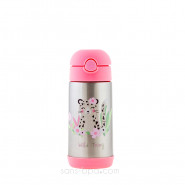 Gourde paille inox isotherme 350ml - Train