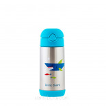 Gourde paille inox isotherme 350ml - Licorne