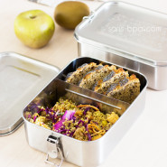 Lunchbox inox étanche à compartiments - GINKO