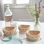 Bol bambou à ventouse Petit Chat