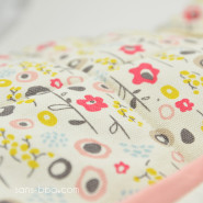 Couverture matelassée coton bio - Flower