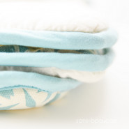 Couverture bébé matelassée coton bio - Flower