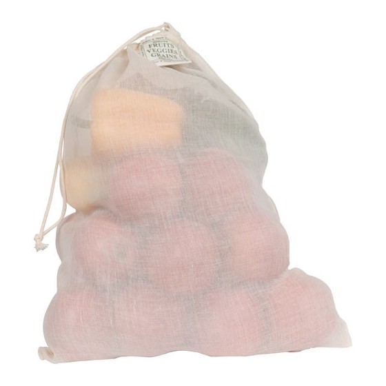 Sac à Fruits & légume Gaze coton bio - Grand Modèle - ECOBAGS