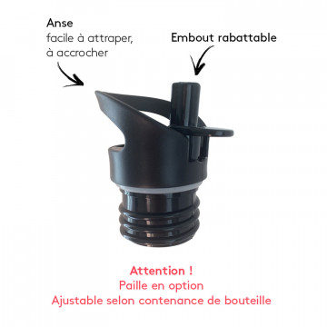 Gourde sport enfant 400ml LOOPY - Renards 2