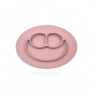 Assiette antidérapante Mini Mat - Rose