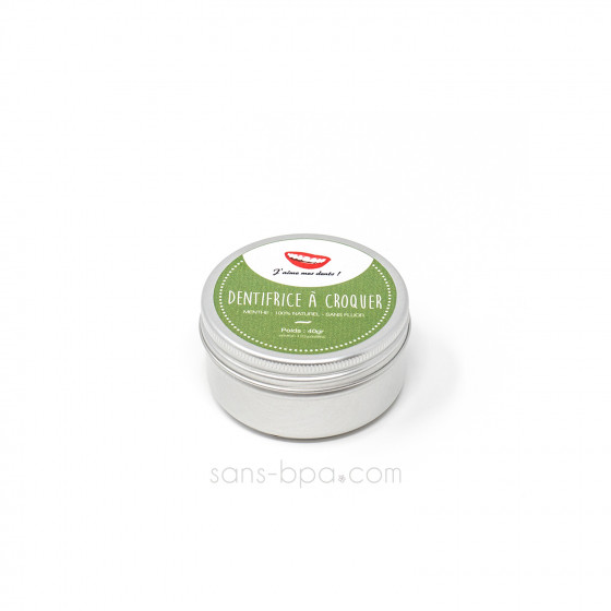 Dentifrice solide et naturel – Menthe poivrée