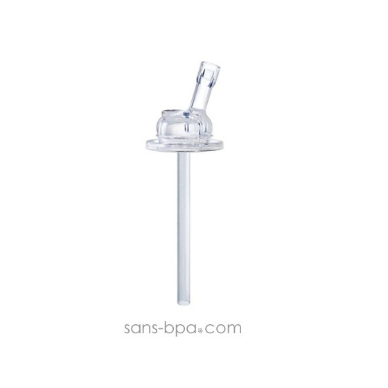 Biberon paille inox 325 ml anti-fuite