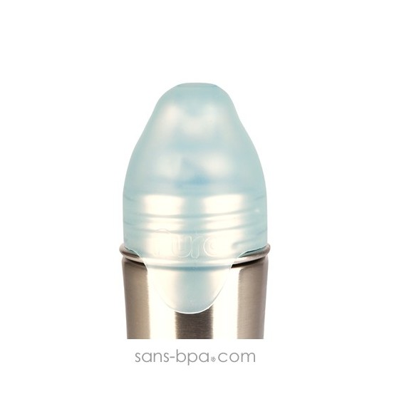 Biberon paille inox 325 ml - Inox