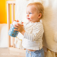 Tasse à boire BEC DUR inox isotherme 235 ml & sa gaine DENIN