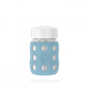 Petite bouteille inox isotherme 235 ml & sa gaine DENIN