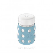 Petite bouteille inox isotherme 235 ml & sa gaine DENIN