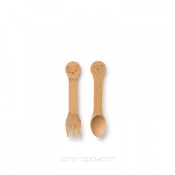 Couverts animaux Bambin 18 mois - BAMBU