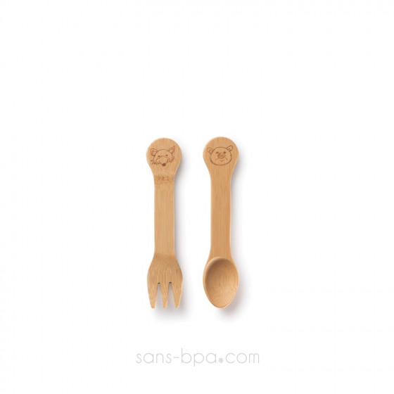 Couverts animaux Bambin 18 mois - BAMBU