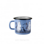 Timbale fer émaillé - Moomin Violet