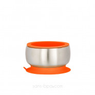 Bol inox isolé à ventouse
