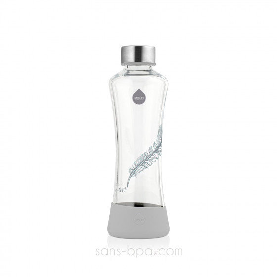 Gourde verre 550 ml PLUME