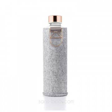 Gourde verre 750 ml - MISMATCH - Rose Gold