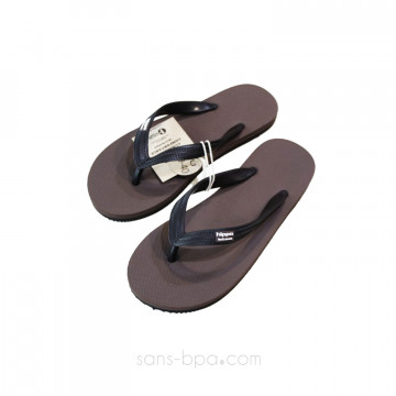 Tongs naturelles MAURITUS . HIPPOBLOO