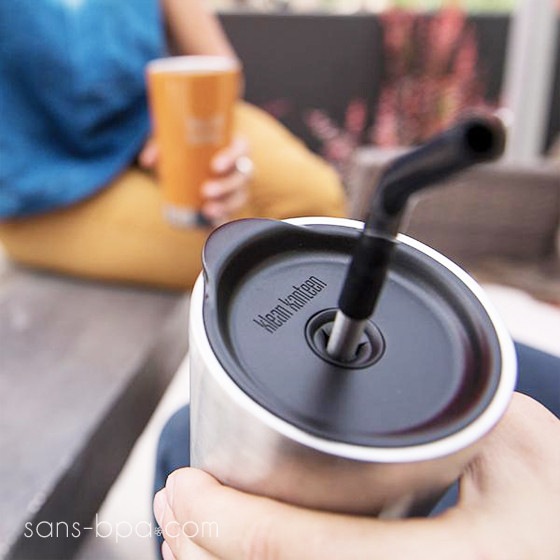 Lot 4 pailles inox embout silicone ~ Modèle SMOOTHIES