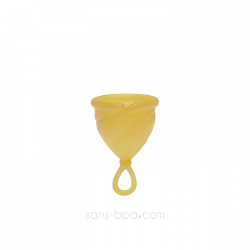 Coupe menstruelle caoutchouc naturel . Flux léger . Loop Cup Hévéa 2