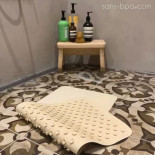 Tapis de bain caoutchouc XL - Marble