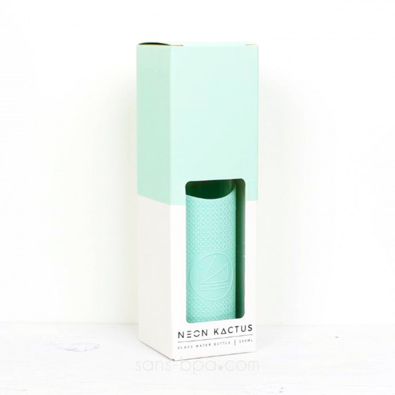 Gourde verre & silicone 550 ml  MINT